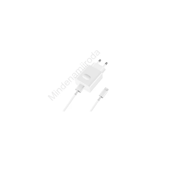 Töltő hálózati HUAWEI USB aljzat (10W, gyorstöltő + LX1121 Type-C kábel) fehér