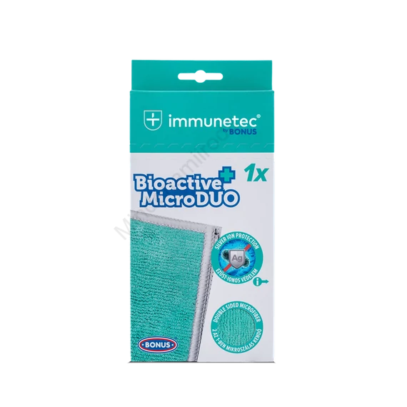 Törlőkendő mikroszálas Immunetec by BONUS Bioactive MicroDUO_B643