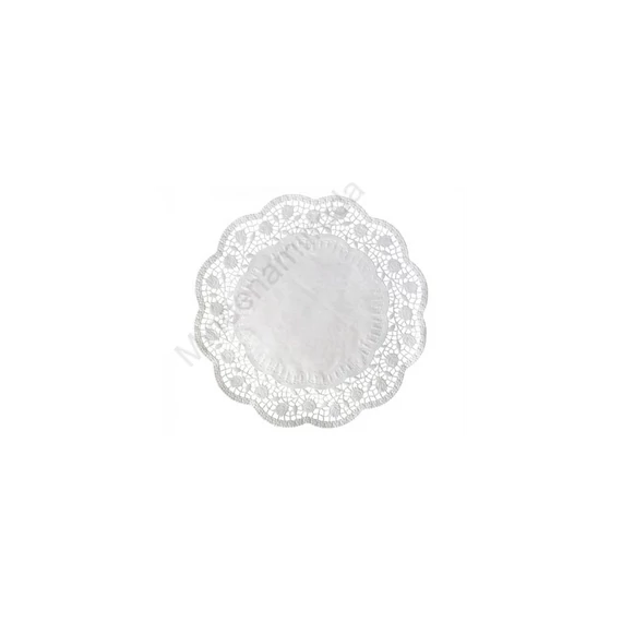 Tortacsipke kerek átmérő: 26 cm 100 db/csomag fehér
