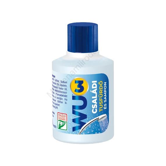 Tusfürdő és sampon 100 ml családi púder illat WU3