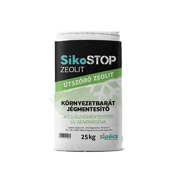Útszóró/jégmentesítő zeolit 25 kg SikoSTOP
