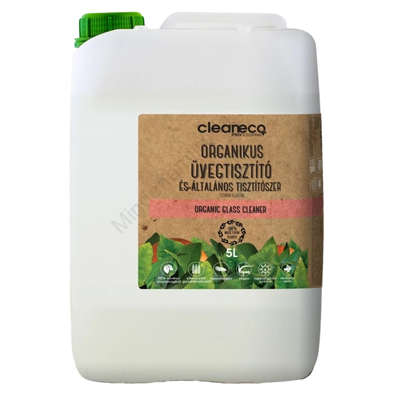 Üvegtisztító munkaoldat 5 liter organikus Cleaneco