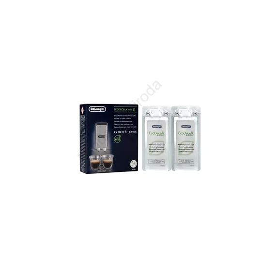 Vízkőoldó folyadék 2 x 100 ml Delonghi automata és presszó kávégépekhez DeLonghi Eco Decalk mini