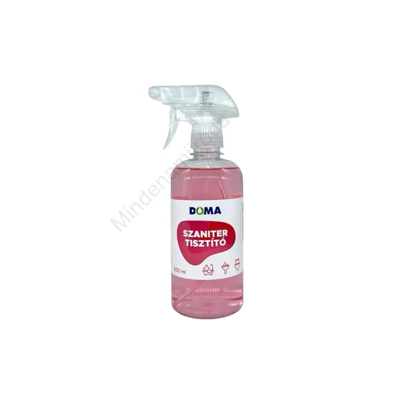 Vízkőoldó/szanitertisztító szórófejes 500 ml Doma