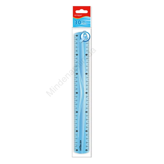 Vonalzó 30 cm, flexibilis Keyroad vegyes színek
