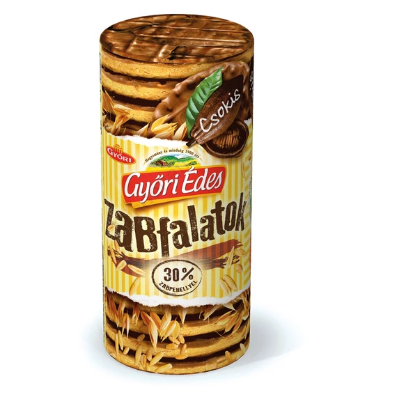 Zabfalatok, 215 g, Győri Édes, csokis
