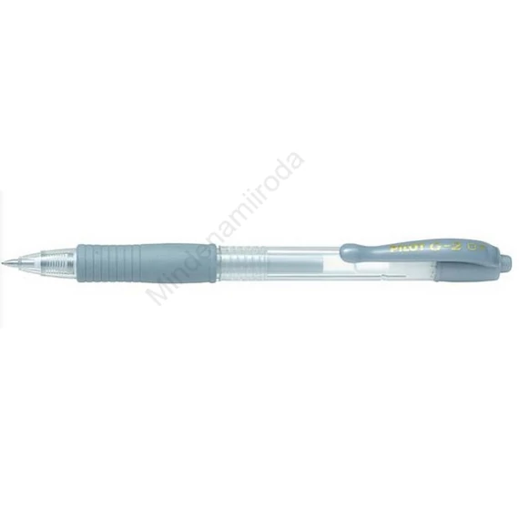 Zseléstoll 0,7mm, nyomógombos Pilot G-2, írásszín ezüst