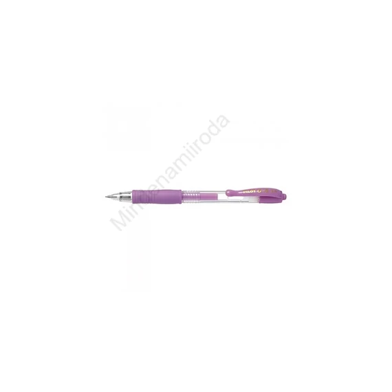 Zseléstoll 0,7mm, nyomógombos Pilot G-2, írásszín metál lila