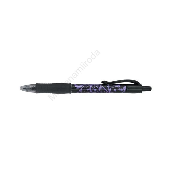 Zseléstoll 0,7mm, nyomógombos Pilot G-2 Victoria medium tip, írásszín lila