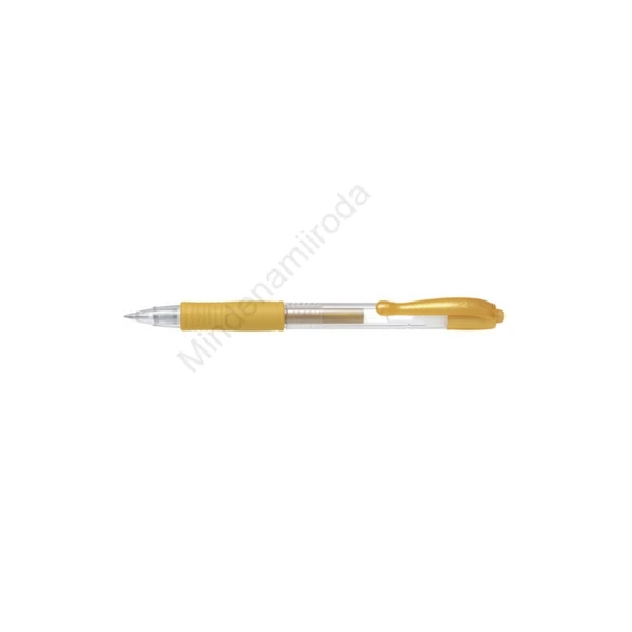 Zseléstoll 0,7mm, nyomógombos Pilot G-2, írásszín arany