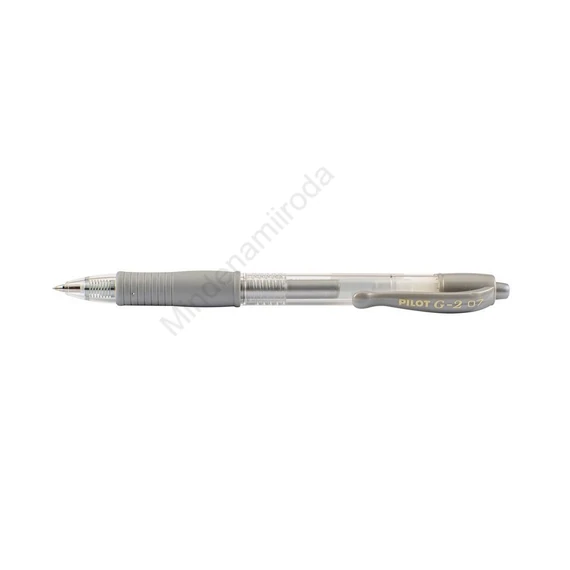 Zseléstoll 0,7mm, nyomógombos Pilot G-2, írásszín ezüst