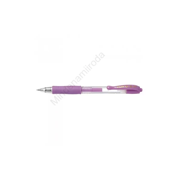 Zseléstoll 0,7mm, nyomógombos Pilot G-2, írásszín metál lila
