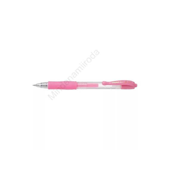 Zseléstoll 0,7mm, nyomógombos Pilot G-2, írásszín pasztell rózsaszín