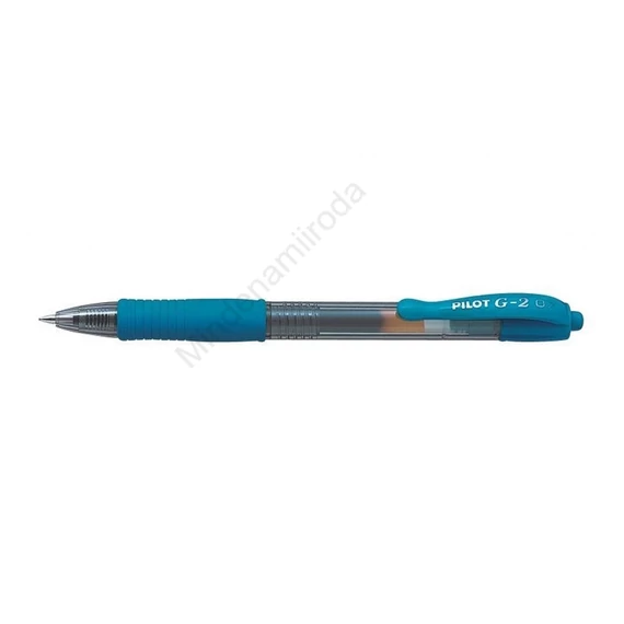 Zseléstoll 0,7mm, nyomógombos Pilot G-2, írásszín türkiz