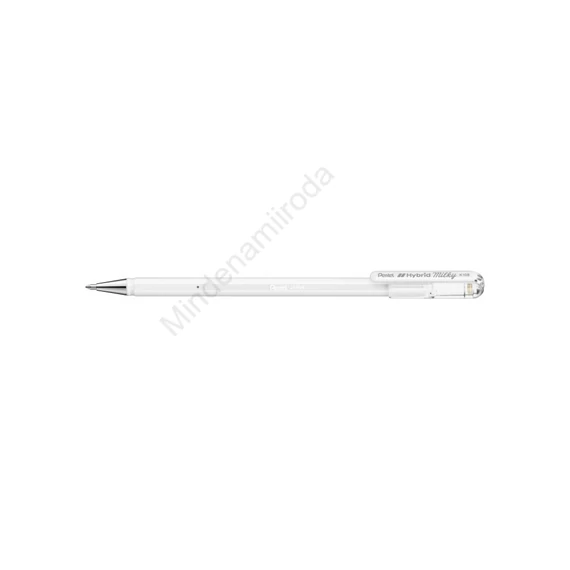 Zseléstoll 0,4mm, kupakos Pentel Hybrid K108-PW pastell fehér