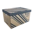 Archiváló konténer karton doboz fedeles 52x35x30cm, külön záródó levehető fedéllel Fornax