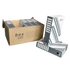 Archiváló konténer karton doboz fedeles 54x36x25cm, felfelé nyíló tetővel Fornax