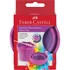 Ecsettál összecsukható mechanizmussal CLIC&GO Faber-Castell rózsaszín márvány