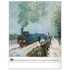 Falinaptár képes  480×560mm Claude Monet  Realsystem 2027.
