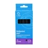 Golyóstoll 0,7mm, nyomógombos, gumírozott fogórész, fekete átlátszó test, Bluering® R2, írásszín fekete