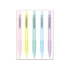 Golyóstoll 1 mm, sárga tolltest, Zebra Z-Grip Pastel, írásszín kék