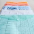 Irattartó tasak A4, PP patentos Bluering® transzparens narancs