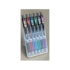 Írószertartó asztali műanyag 6db-os készlet BL77 toll, Pentel 6 klf. szín