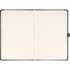 Keménytáblás notesz pontozott vonalozással krémszínű lapokkal leszorító gumiszalaggal Gray 130x210mm, Presco