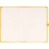 Klasszikus notesz Vivella borítással Yellow, pontozott, 13x21cm, Presco