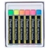 Kréta olajpasztell készlet, PHN-F6 Pentel, 6 klf., fluoreszkáló